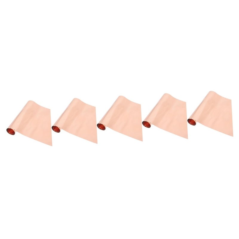 Cabilock 5 Sets Copper Foil Sheets For Crafts Electrical Repair High Conductivity - Image 1